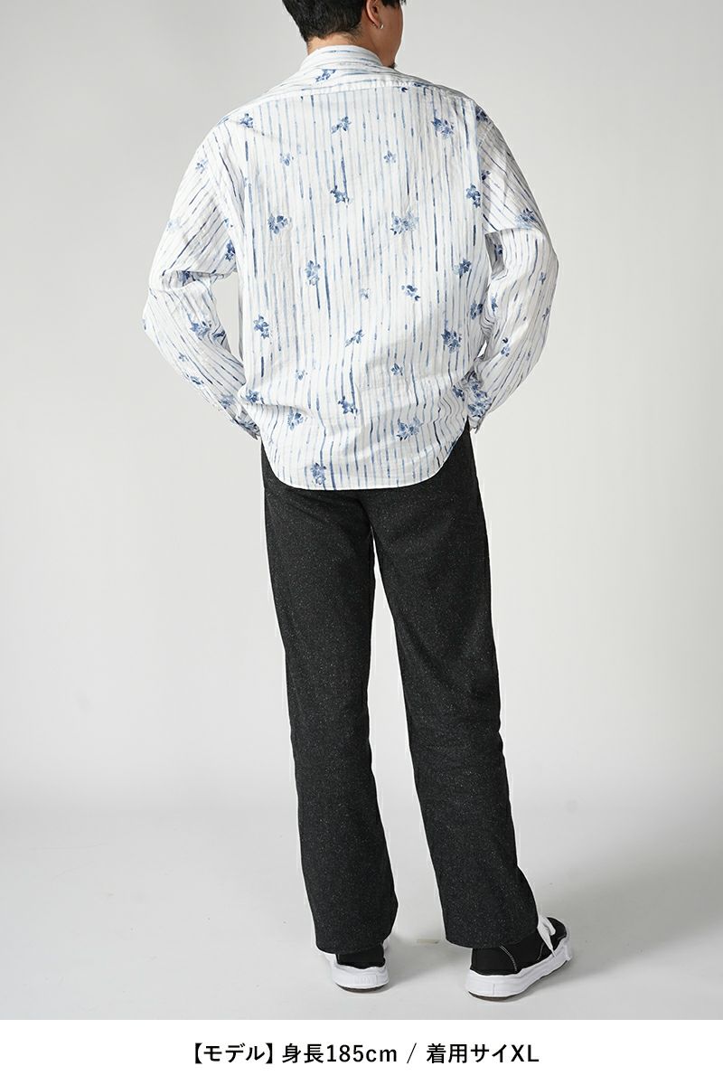 Porter Classic(ポータークラシック)ROLL UP 水彩 STRIPE SHIRT ロールアップ水彩ストライプシャツ PC-016-2216 -6