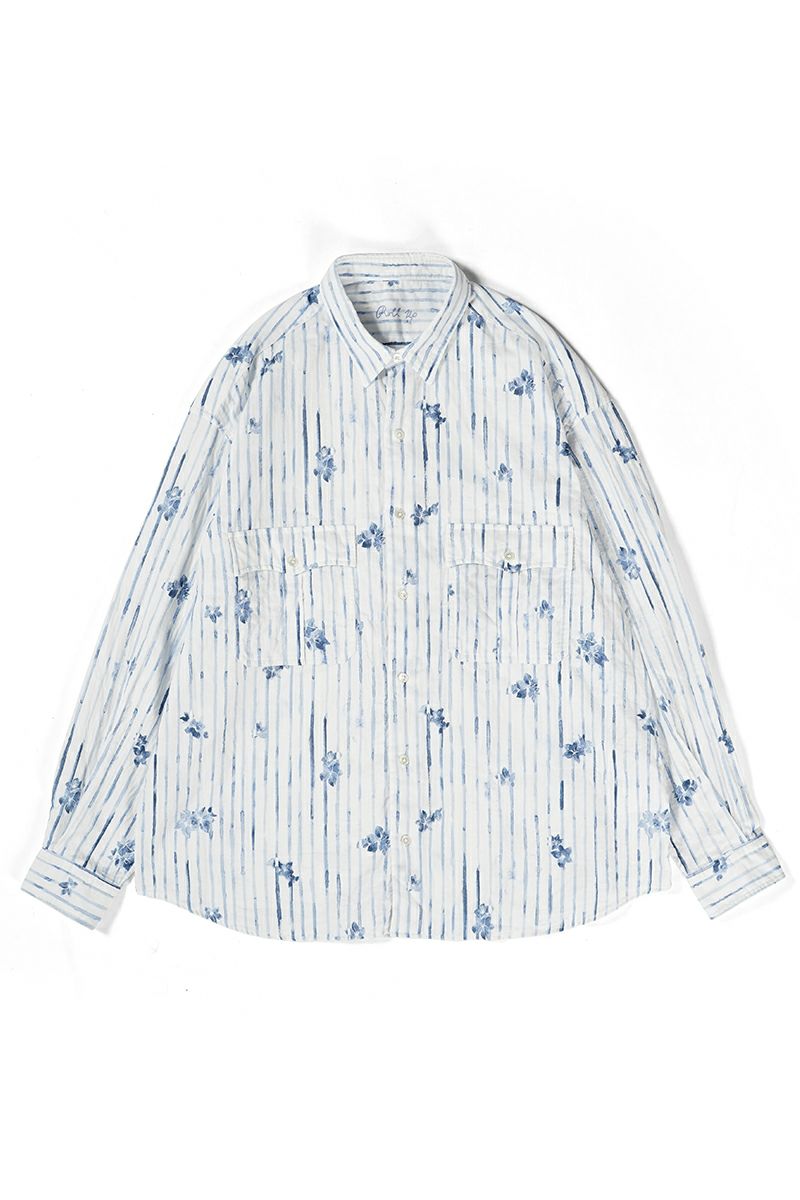 Porter Classic(ポータークラシック)ROLL UP 水彩 STRIPE SHIRT ロールアップ水彩ストライプシャツ PC-016-2216 -10