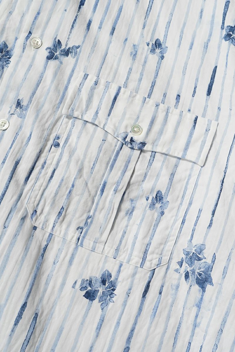 Porter Classic(ポータークラシック)ROLL UP 水彩 STRIPE SHIRT ロールアップ水彩ストライプシャツ PC-016-2216 -15
