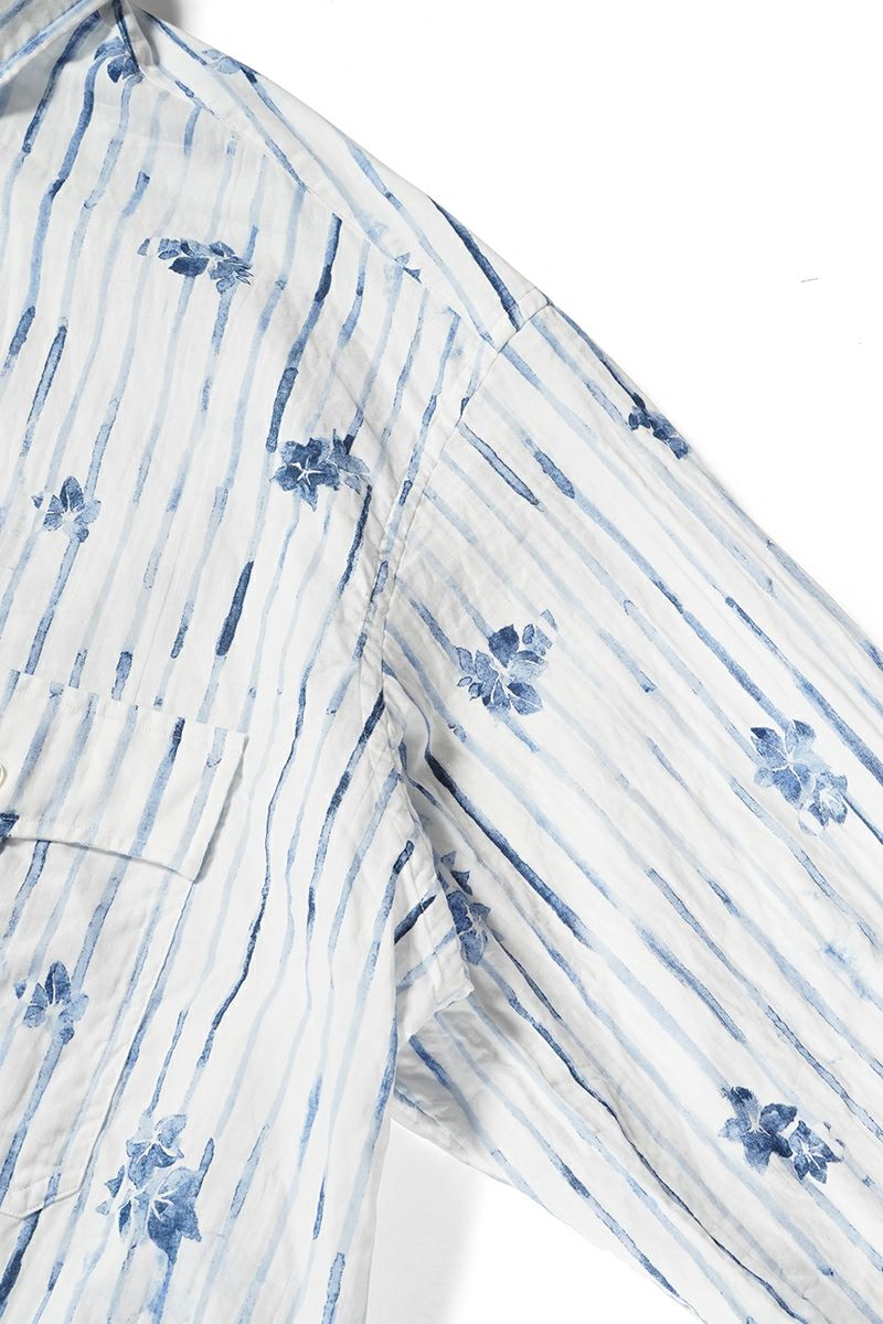 Porter Classic(ポータークラシック)ROLL UP 水彩 STRIPE SHIRT ロールアップ水彩ストライプシャツ PC-016-2216 -17