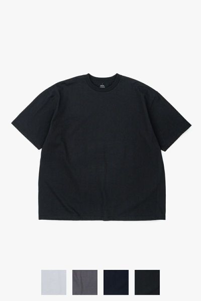 Graphpaper(グラフペーパー)Heavy Weights S/S Oversized Tee ヘビーウェイト半袖オーバーサイズTシャツ GU241-70203B