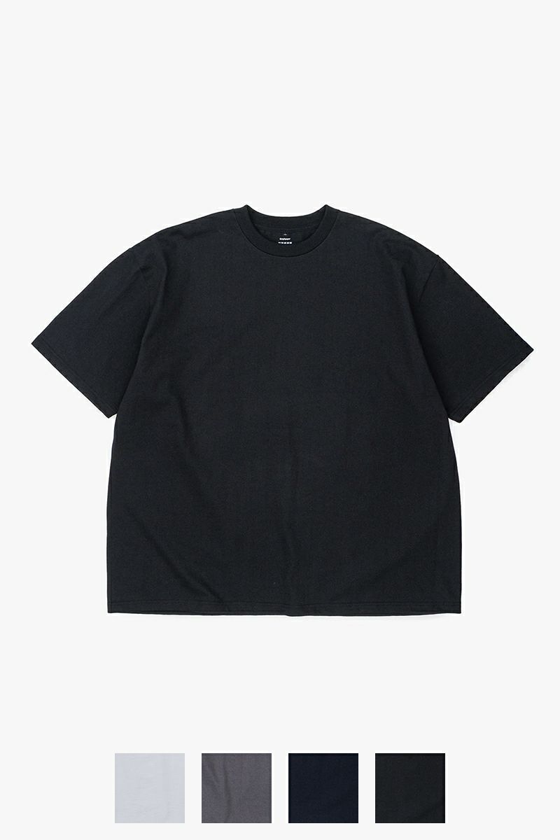 Graphpaper(グラフペーパー)Heavy Weights S/S Oversized Tee ヘビーウェイト半袖オーバーサイズTシャツ GU241-70203B
