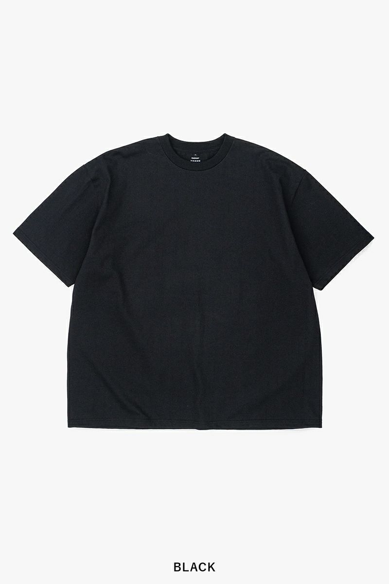 Graphpaper(グラフペーパー)Heavy Weights S/S Oversized Tee ヘビーウェイト半袖オーバーサイズTシャツ GU241-70203B -7