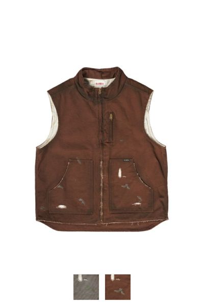 KAMIYA(カミヤ)Boro Duck Vest S/S ボロダックベスト G12VT031