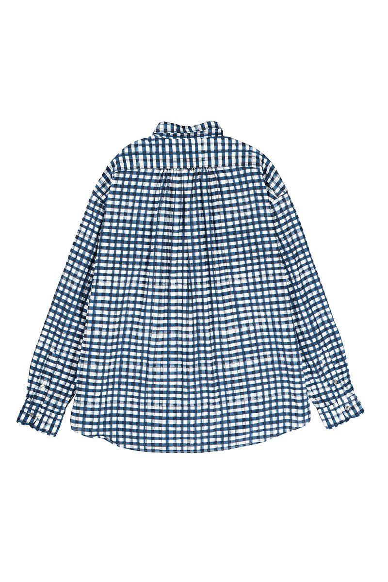 Porter Classic(ポータークラシック)ROLL UP 水彩 GINGHAM SHIRT ロールアップ水彩ギンガムシャツ PC-016-2215 -1