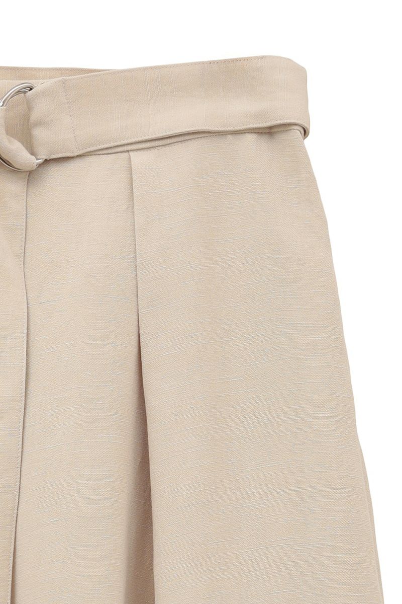 MANOF(マノフ)BELTED TUCK FLARE SKIRT ベルテッドタックフレアスカート 86109-6042 -14