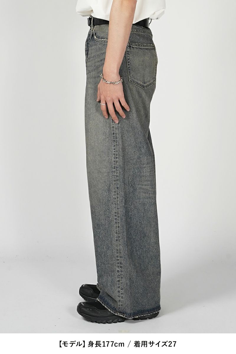 DAIRIKU(ダイリク)Wide Denim Pants ワイドデニムパンツ 24SS D-15 -9