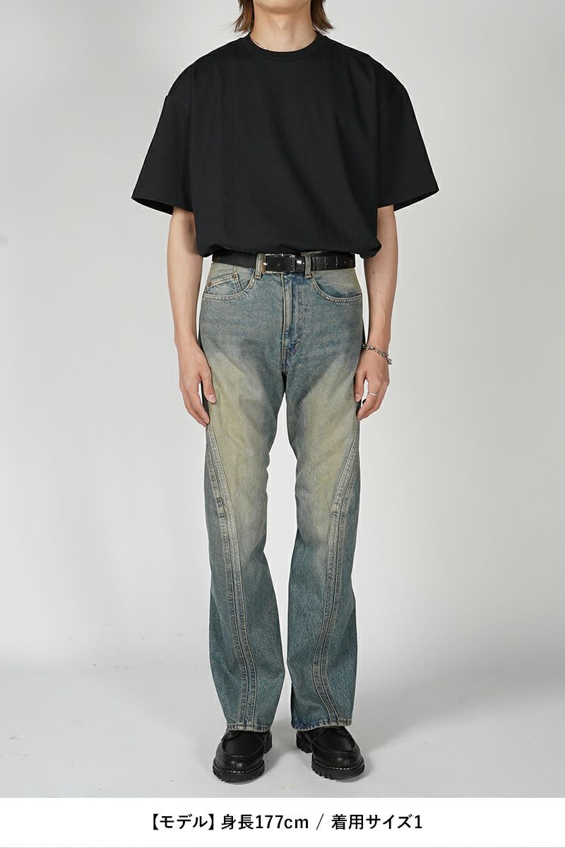 NVRFRGT(ネバーフォーゲット)3D TWISTED JEANS 3Dツイステッドジーンズ NF241P07B -7