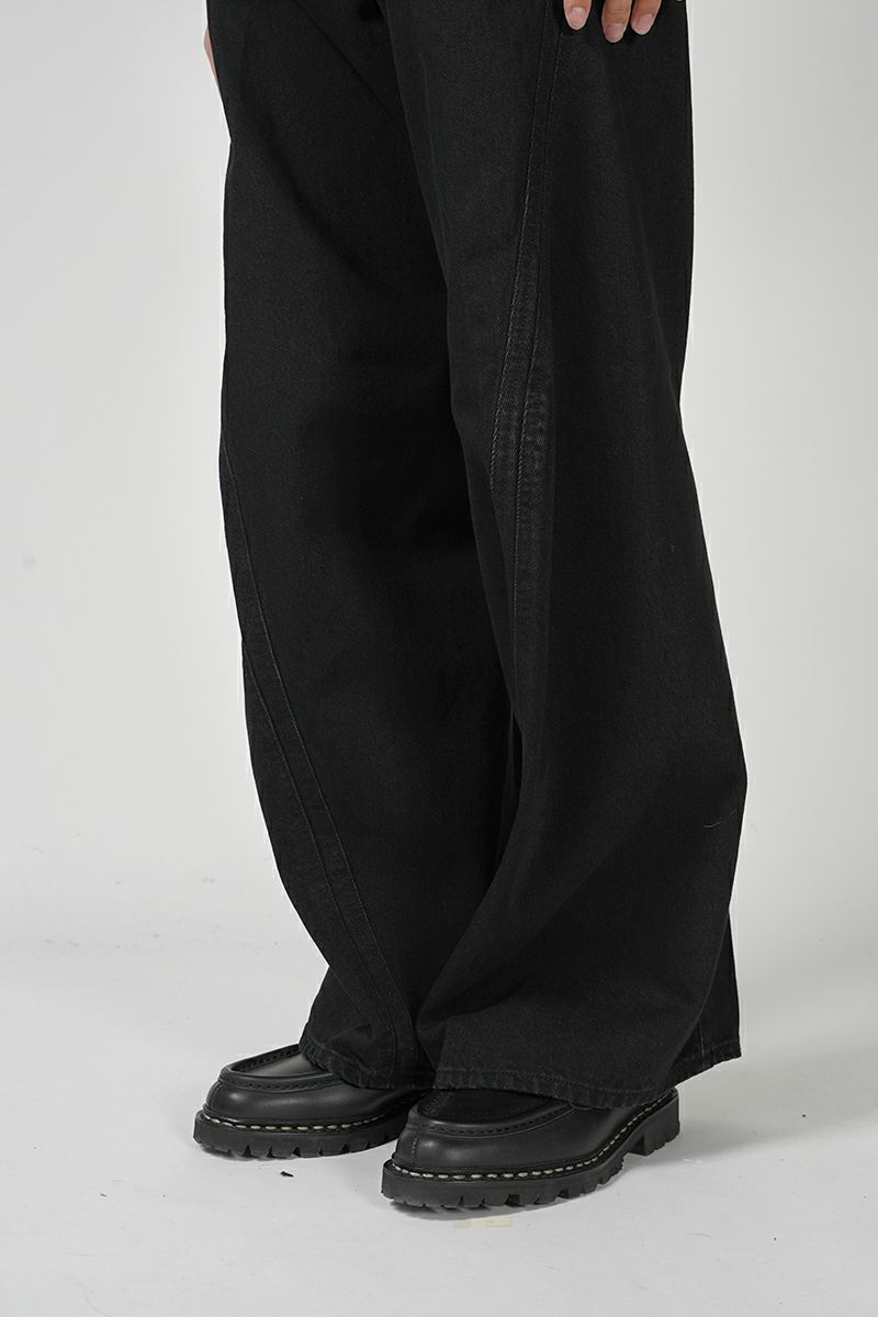 NVRFRGT(ネバーフォーゲット)3D TWISTED WIDE LEG 3Dツイステッドワイドレッグ NF241P08A -3