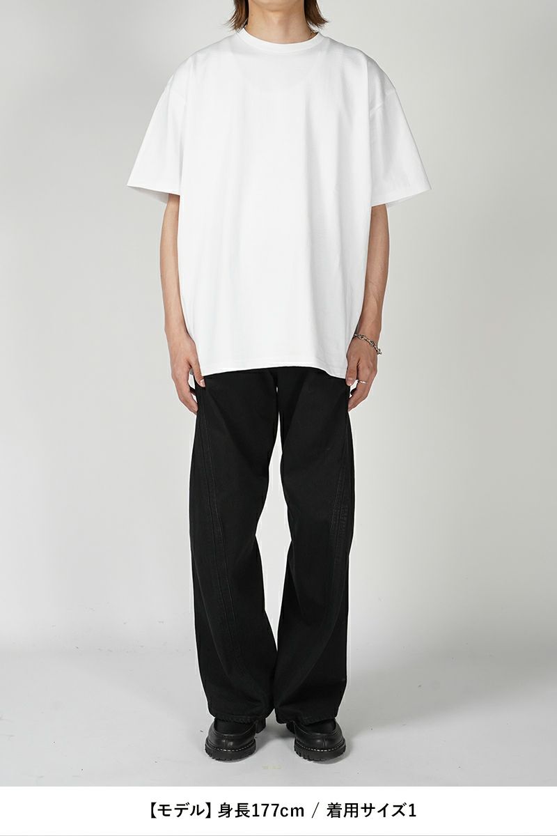 NVRFRGT(ネバーフォーゲット)3D TWISTED WIDE LEG 3Dツイステッドワイドレッグ NF241P08A -6