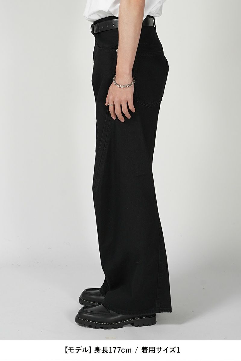 NVRFRGT(ネバーフォーゲット)3D TWISTED WIDE LEG 3Dツイステッドワイドレッグ NF241P08A -8