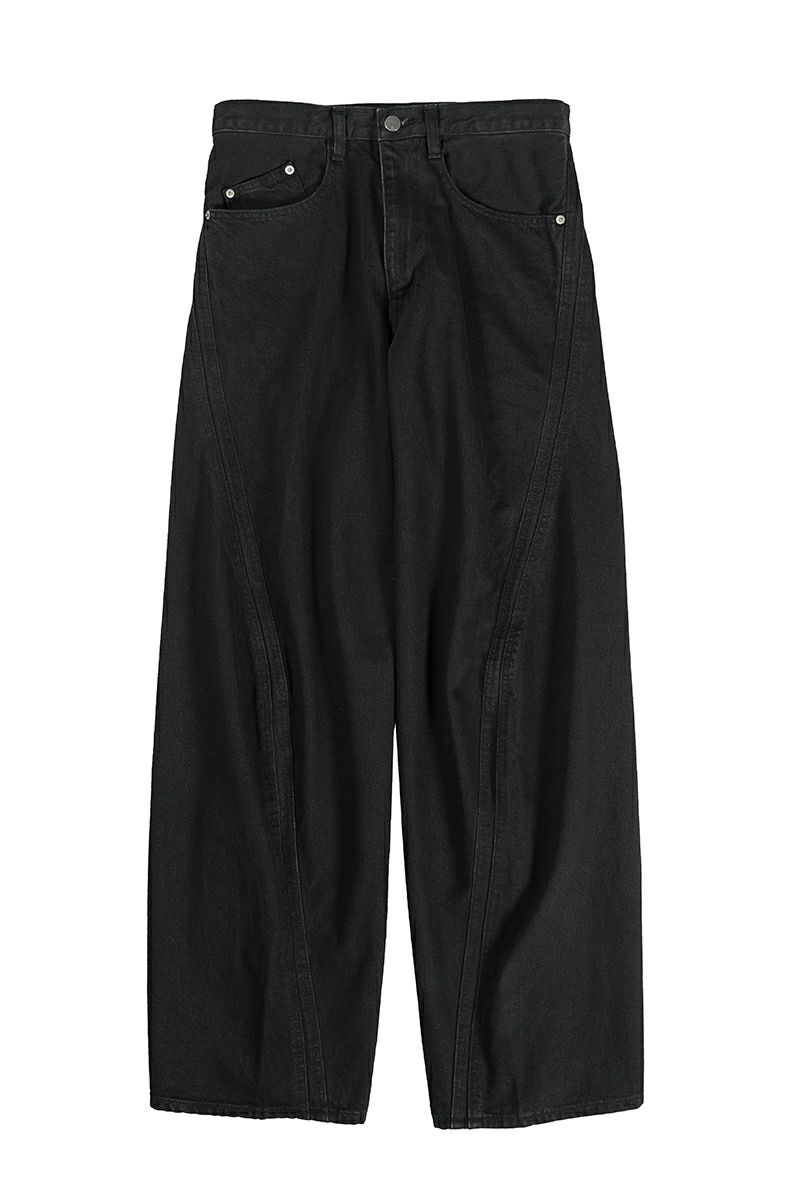 NVRFRGT(ネバーフォーゲット)3D TWISTED WIDE LEG 3Dツイステッドワイドレッグ NF241P08A -10