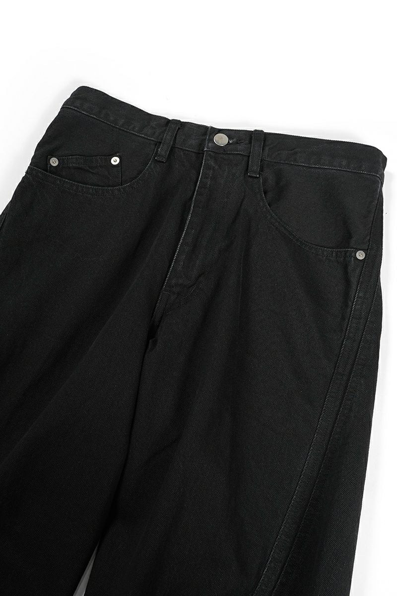 NVRFRGT(ネバーフォーゲット)3D TWISTED WIDE LEG 3Dツイステッドワイドレッグ NF241P08A -12