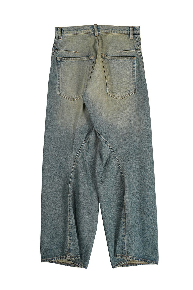 NVRFRGT(ネバーフォーゲット)3D TWISTED WIDE LEG 3Dツイステッドワイドレッグ NF241P08B -13