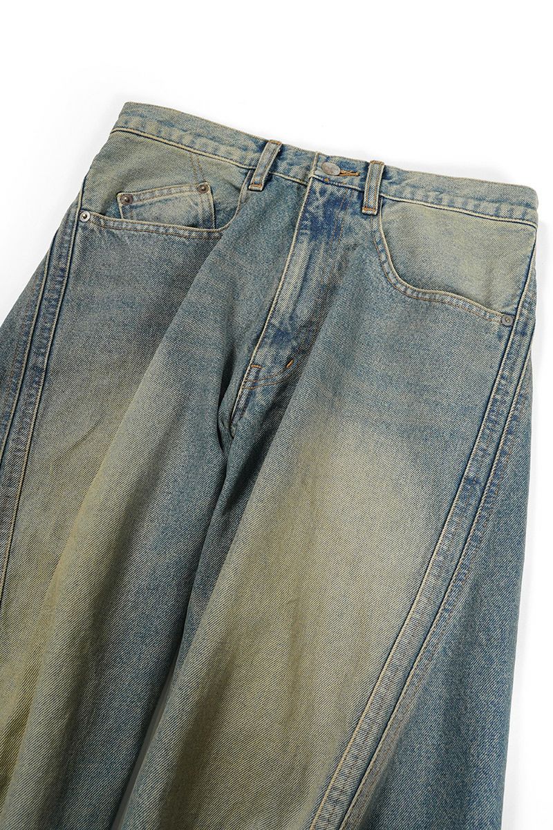 NVRFRGT(ネバーフォーゲット)3D TWISTED WIDE LEG 3Dツイステッドワイドレッグ NF241P08B -14