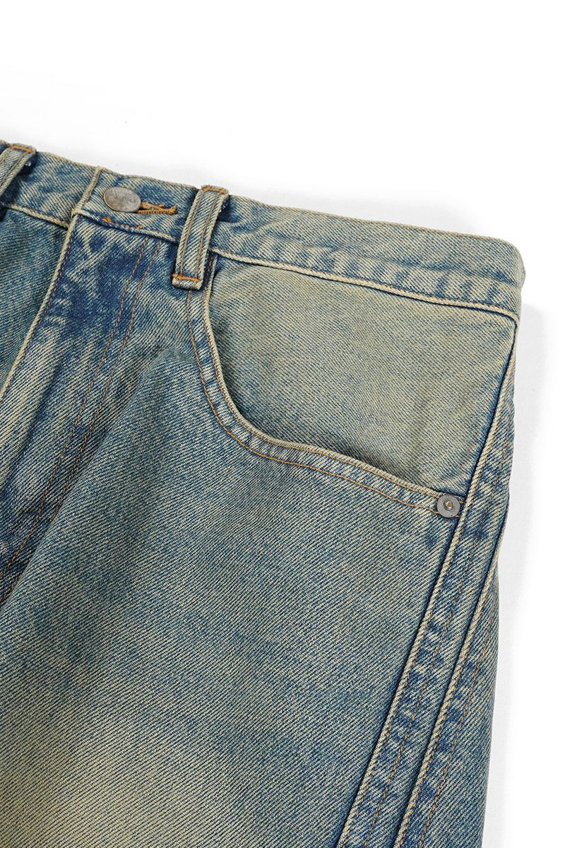 NVRFRGT(ネバーフォーゲット)3D TWISTED WIDE LEG 3Dツイステッドワイドレッグ NF241P08B -16