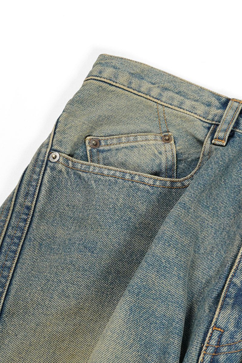 NVRFRGT(ネバーフォーゲット)3D TWISTED WIDE LEG 3Dツイステッドワイドレッグ NF241P08B -17