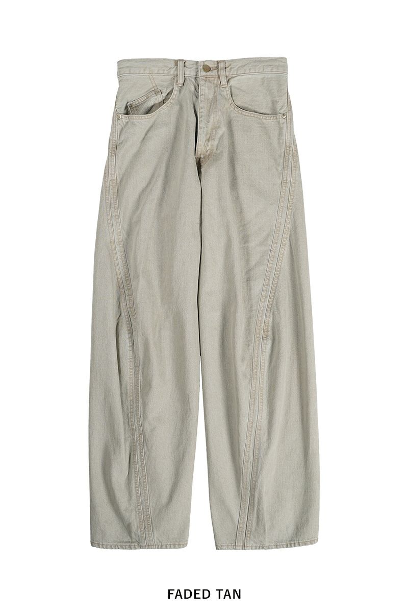 NVRFRGT(ネバーフォーゲット)3D TWISTED WIDE LEG 3Dツイステッドワイドレッグ NF241P08B -20