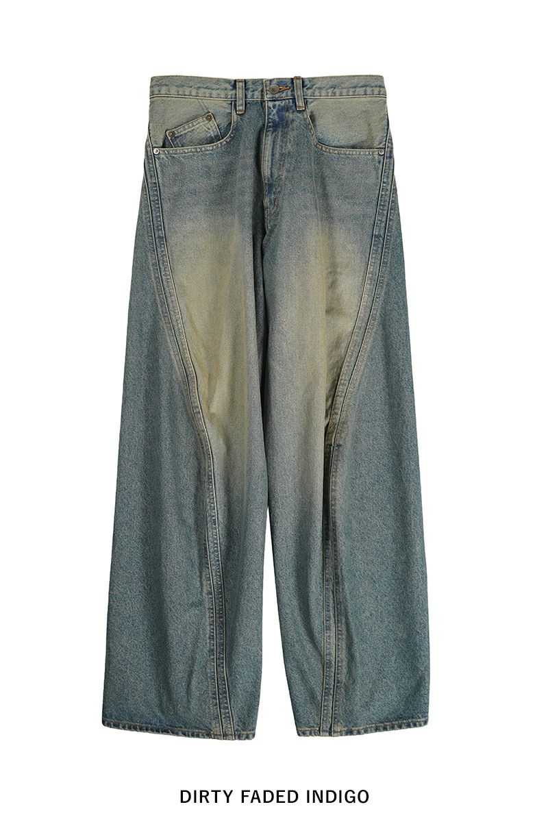 NVRFRGT(ネバーフォーゲット)3D TWISTED WIDE LEG 3Dツイステッドワイドレッグ NF241P08B -21