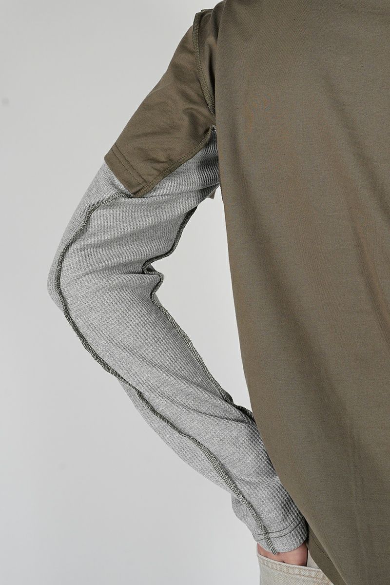 NVRFRGT(ネバーフォーゲット)LAYERED LONG SLEEVE T-SHIRT レイヤード長袖Tシャツ NF241T04 -3