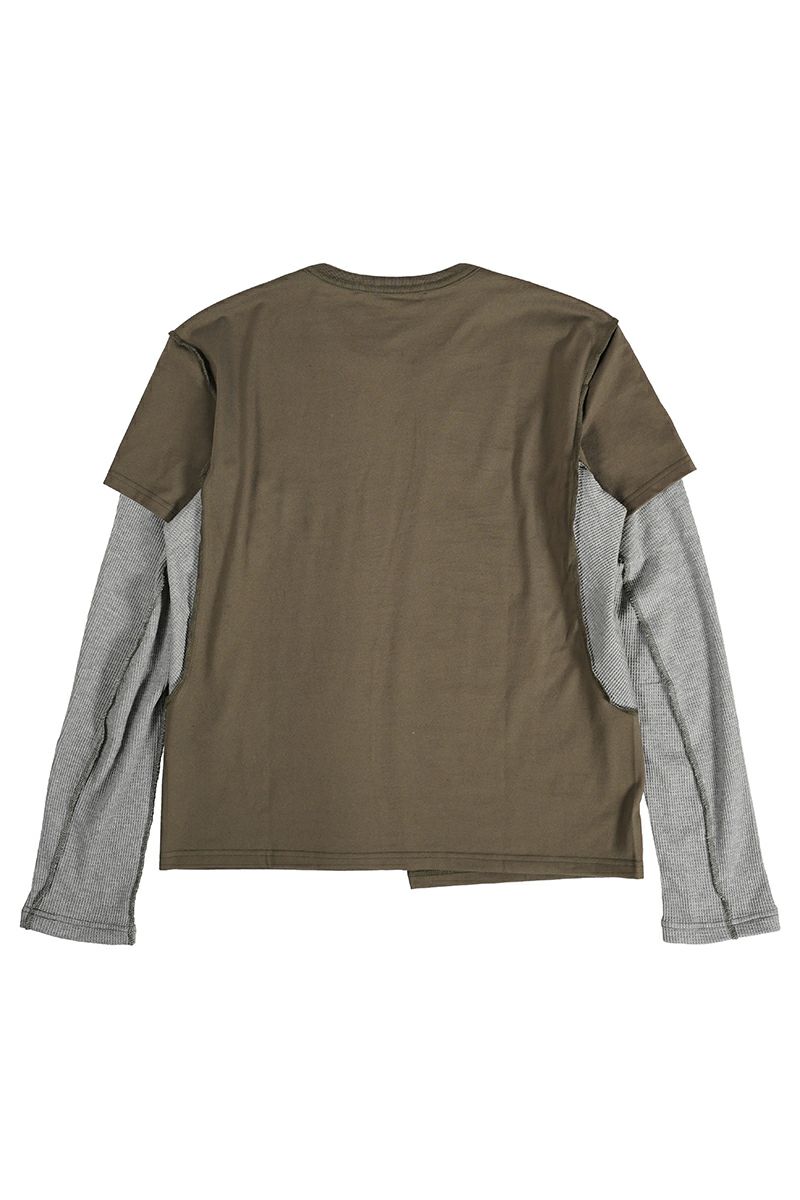 NVRFRGT(ネバーフォーゲット)LAYERED LONG SLEEVE T-SHIRT レイヤード長袖Tシャツ NF241T04 -11