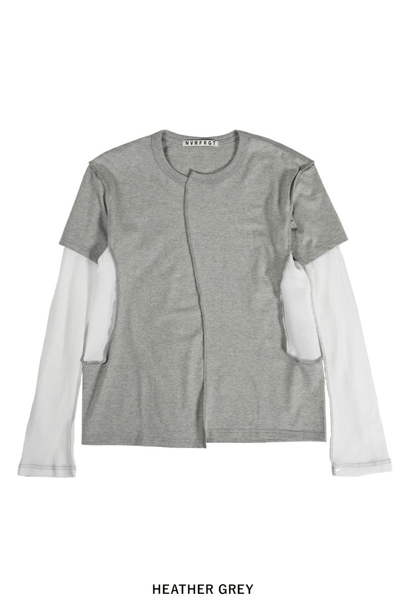 NVRFRGT(ネバーフォーゲット)LAYERED LONG SLEEVE T-SHIRT レイヤード長袖Tシャツ NF241T04 -18