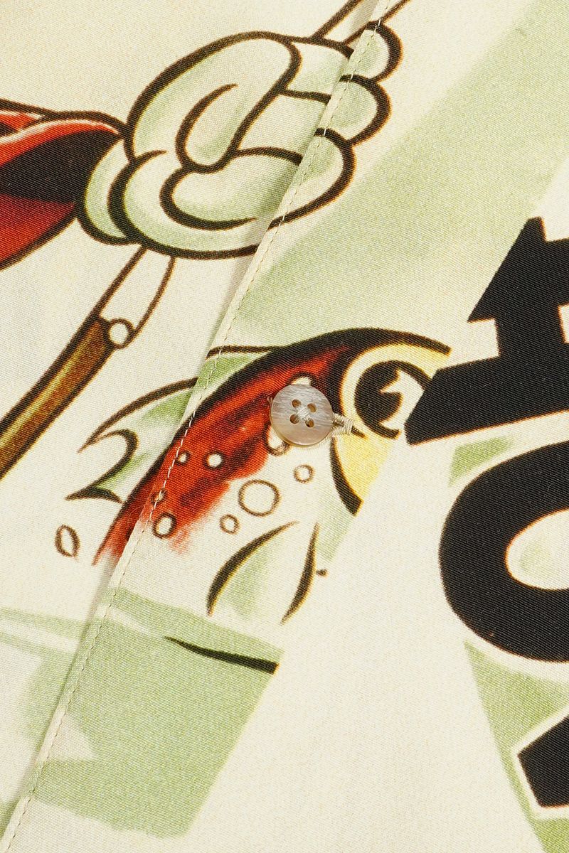 Porter Classic(ポータークラシック)DISNEY V/P PC ALOHA COLLECTION ALOHA SHIRT / GOOFY 1 ディズニービンテージポスターPCアロハコレクションアロハシャツ グーフィー① PC-024-1911 -13