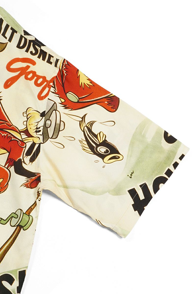 Porter Classic(ポータークラシック)DISNEY V/P PC ALOHA COLLECTION ALOHA SHIRT / GOOFY 1 ディズニービンテージポスターPCアロハコレクションアロハシャツ グーフィー① PC-024-1911 -14