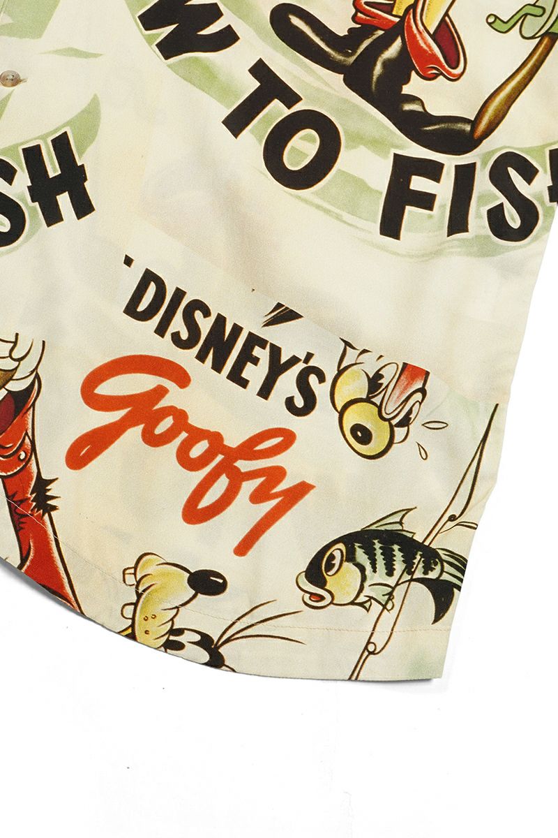 Porter Classic(ポータークラシック)DISNEY V/P PC ALOHA COLLECTION ALOHA SHIRT / GOOFY 1 ディズニービンテージポスターPCアロハコレクションアロハシャツ グーフィー① PC-024-1911 -15
