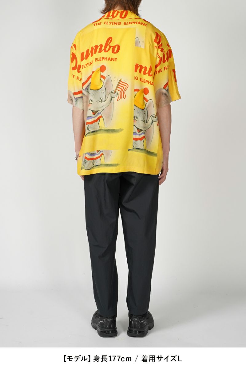 Porter Classic(ポータークラシック)DISNEY V/P PC ALOHA COLLECTION ALOHA SHIRT / DUMBO ディズニービンテージポスターPCアロハコレクションアロハシャツ ダンボ  PC-024-1912 -5