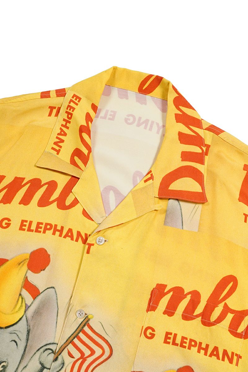 Porter Classic(ポータークラシック)DISNEY V/P PC ALOHA COLLECTION ALOHA SHIRT / DUMBO ディズニービンテージポスターPCアロハコレクションアロハシャツ ダンボ  PC-024-1912 -11