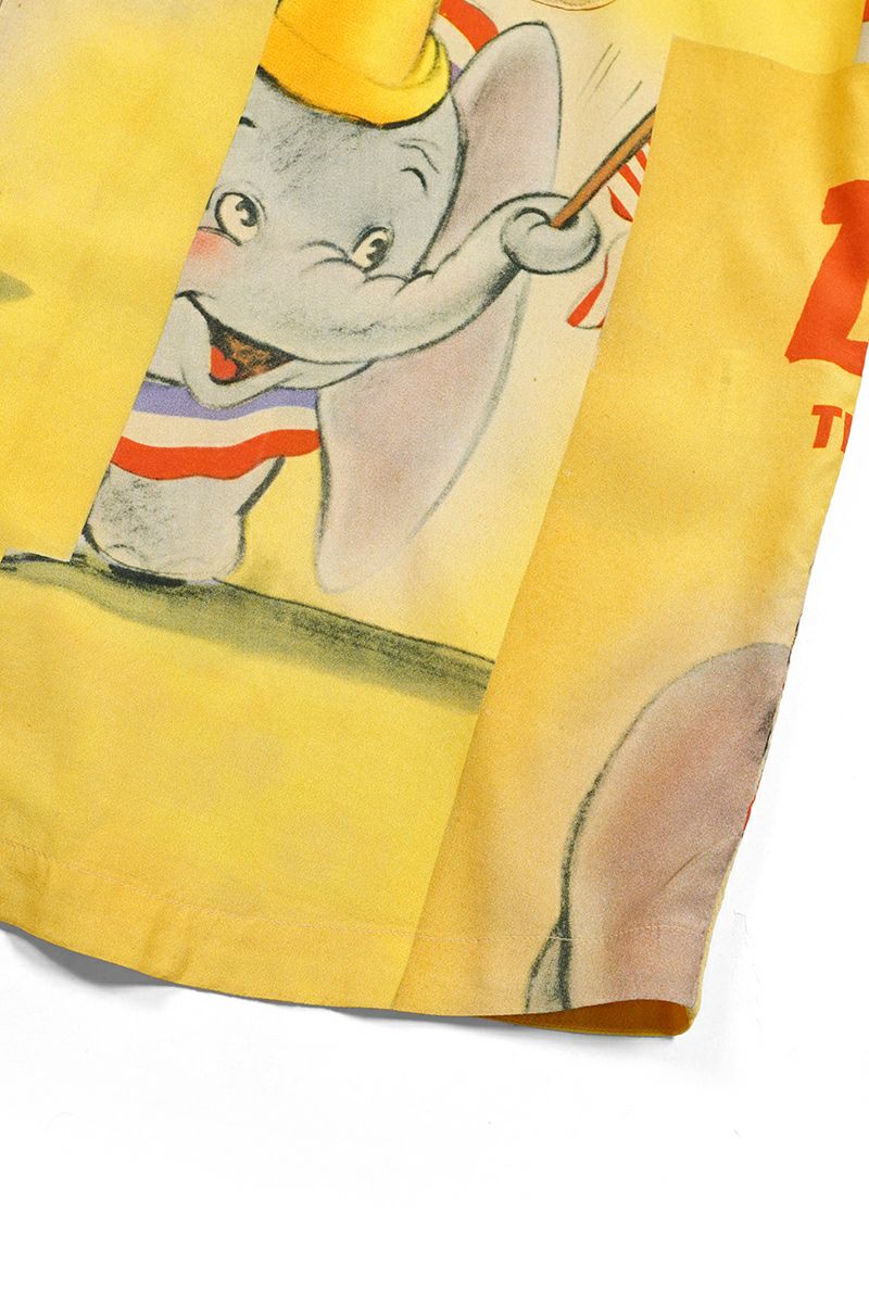 Porter Classic(ポータークラシック)DISNEY V/P PC ALOHA COLLECTION ALOHA SHIRT / DUMBO ディズニービンテージポスターPCアロハコレクションアロハシャツ ダンボ  PC-024-1912 -15