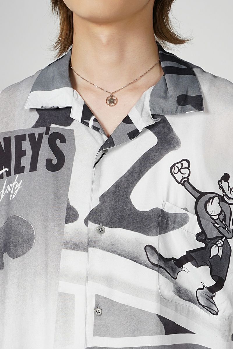 Porter Classic(ポータークラシック)DISNEY V/P PC ALOHA COLLECTION ALOHA SHIRT / GOOFY 2 ディズニービンテージポスターPCアロハコレクションアロハシャツ グーフィー② PC-024-2704 -1