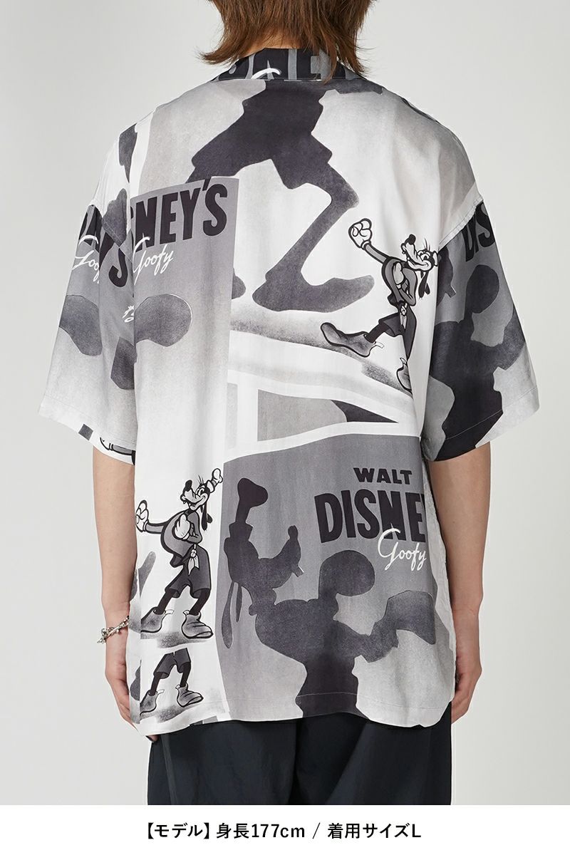 Porter Classic(ポータークラシック)DISNEY V/P PC ALOHA COLLECTION ALOHA SHIRT / GOOFY 2 ディズニービンテージポスターPCアロハコレクションアロハシャツ グーフィー② PC-024-2704 -8