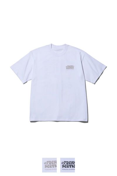 FreshService(フレッシュサービス)CORPORATE PRINTED SS TEE ON LINES コーポレートプリント半袖Tシャツ FSC241-70123