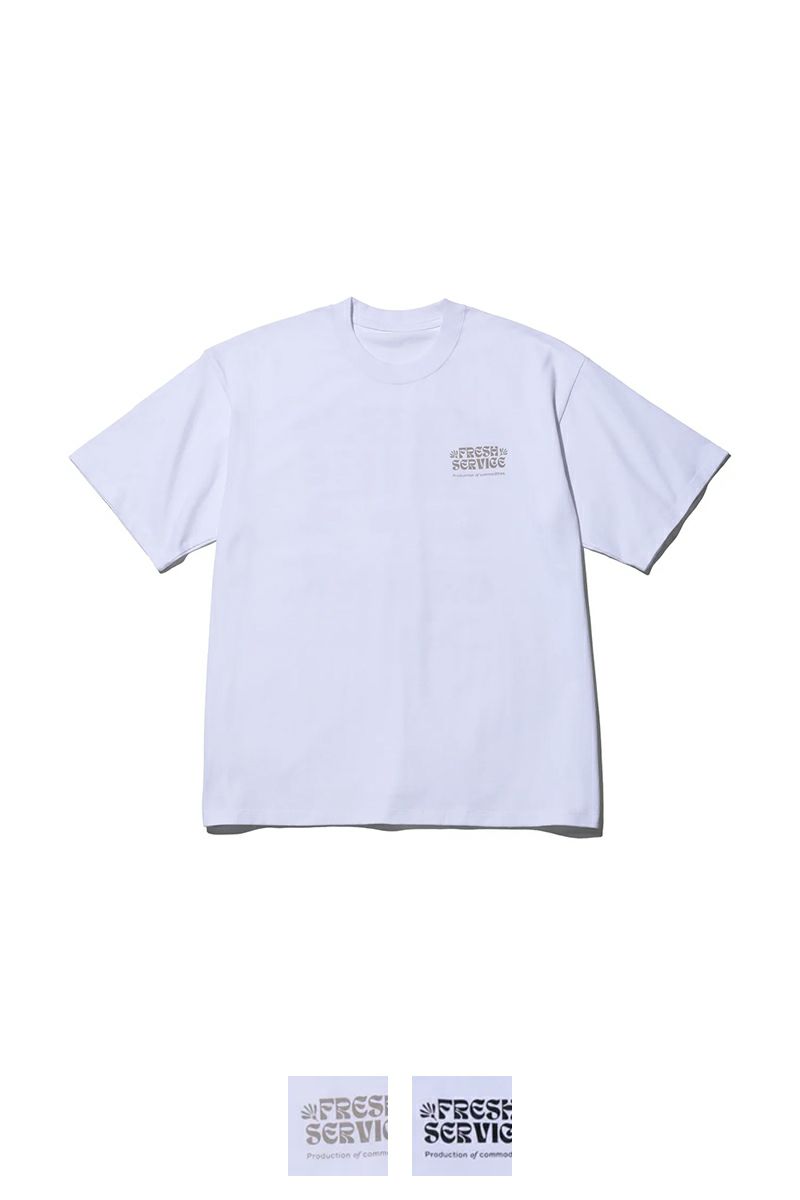 FreshService(フレッシュサービス)CORPORATE PRINTED SS TEE ON LINES コーポレートプリント半袖Tシャツ FSC241-70123