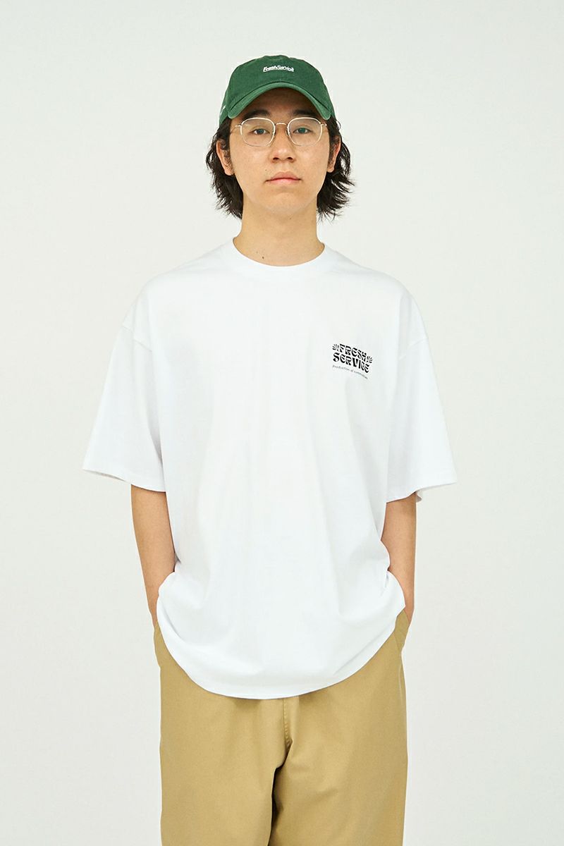FreshService(フレッシュサービス)CORPORATE PRINTED SS TEE ON LINES コーポレートプリント半袖Tシャツ FSC241-70123 -2