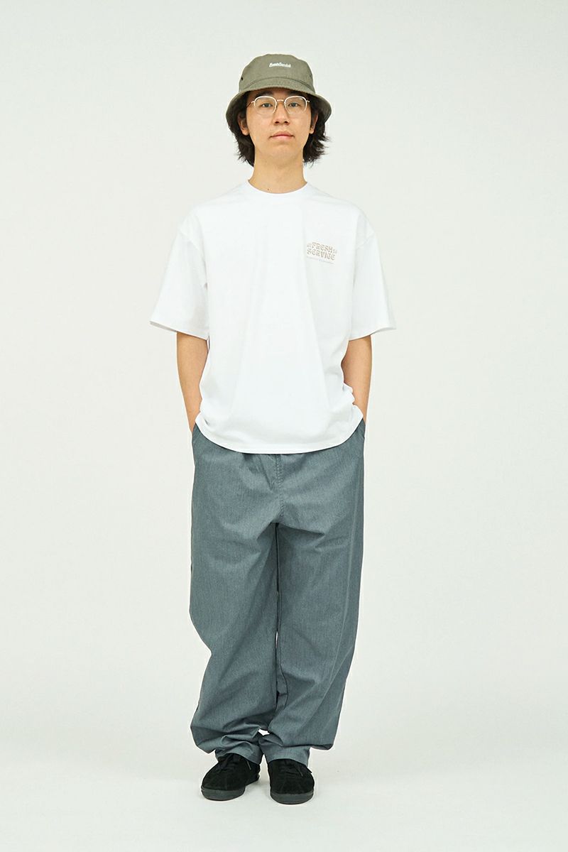 FreshService(フレッシュサービス)CORPORATE PRINTED SS TEE ON LINES コーポレートプリント半袖Tシャツ FSC241-70123 -4