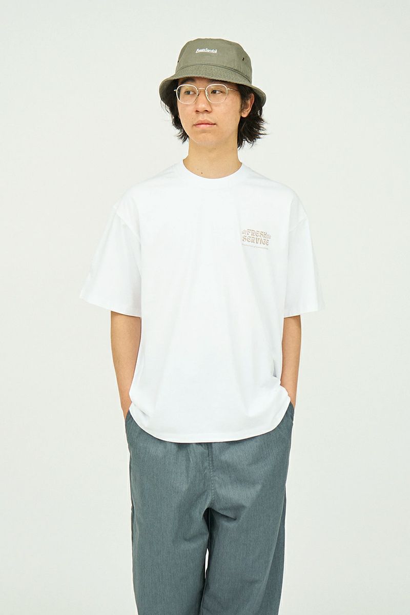 FreshService(フレッシュサービス)CORPORATE PRINTED SS TEE ON LINES コーポレートプリント半袖Tシャツ FSC241-70123 -5
