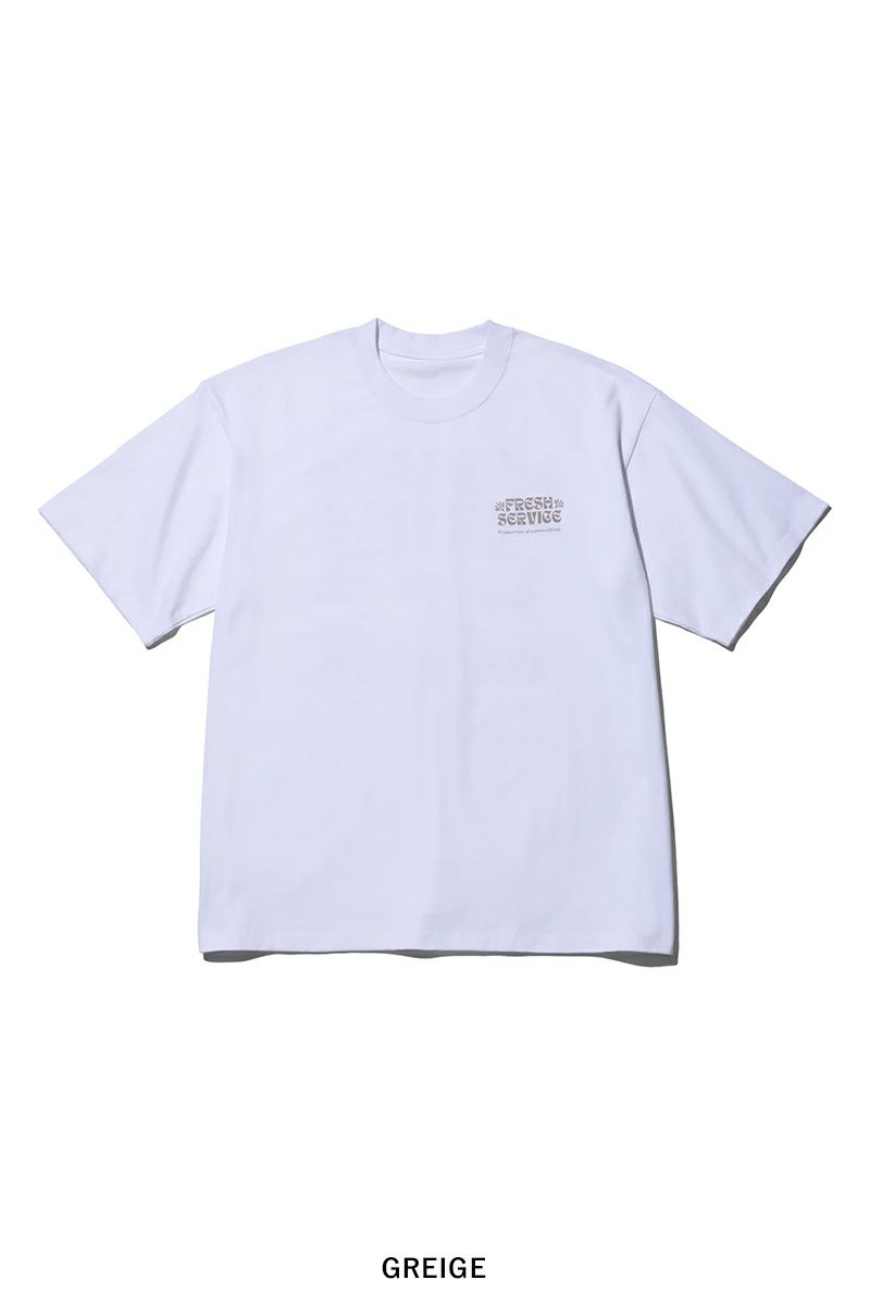 FreshService(フレッシュサービス)CORPORATE PRINTED SS TEE ON LINES コーポレートプリント半袖Tシャツ FSC241-70123 -7
