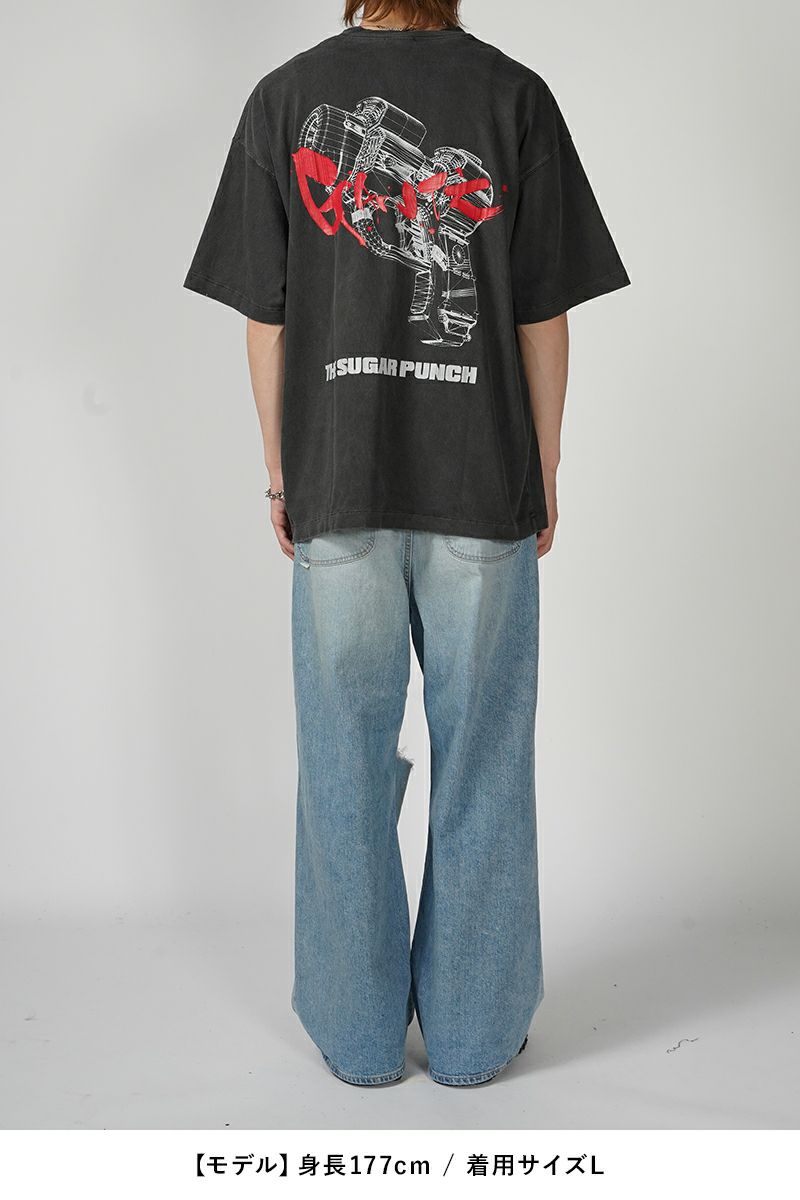 THE SUGAR PUNCH(シュガーパンチ)GANTZ S/S T-Shirt GANTZ 岸本恵 半袖Tシャツ TGAM24SM001A -7