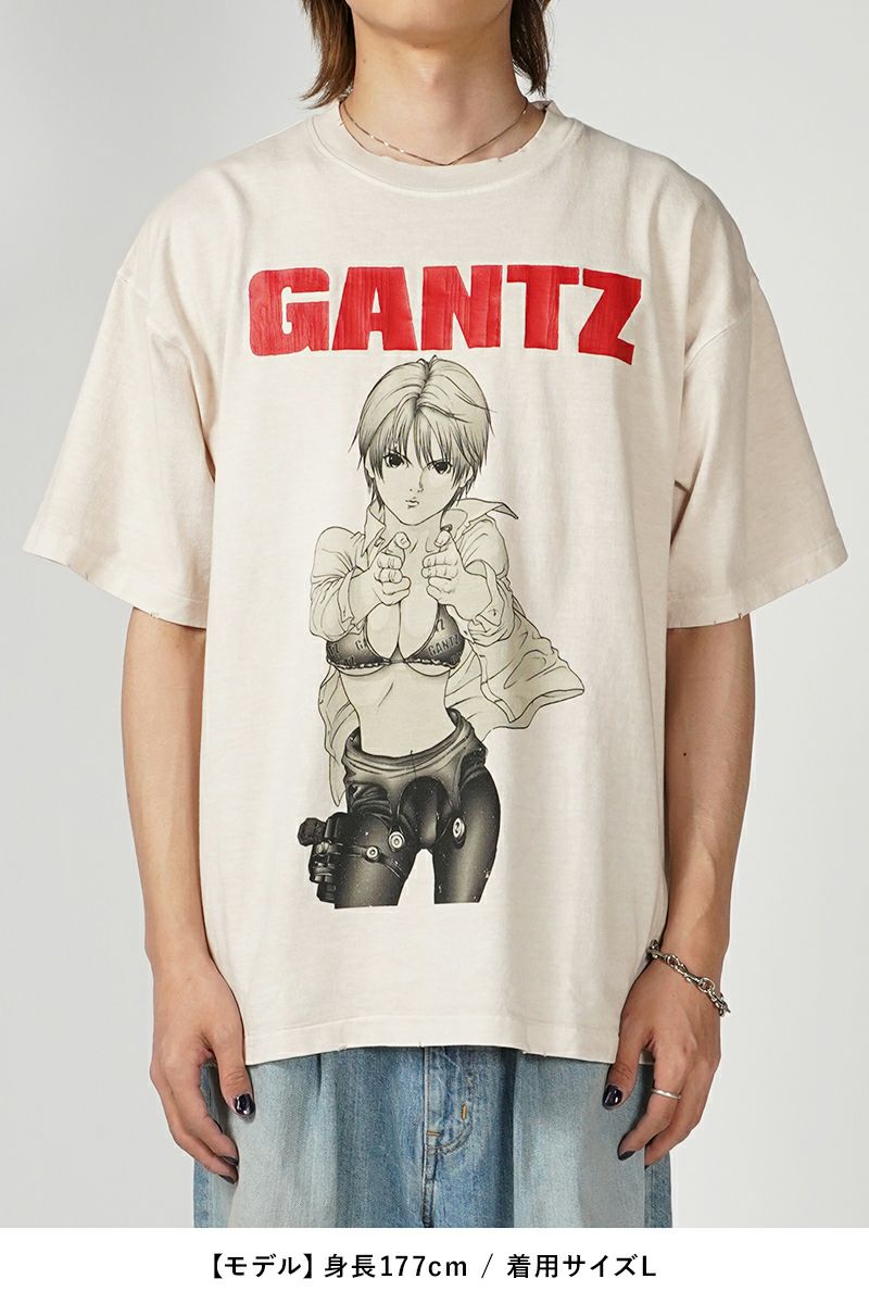 THE SUGAR PUNCH(シュガーパンチ)GANTZ S/S T-Shirt GANTZ 岸本恵 半袖Tシャツ TGAM24SM001A -8