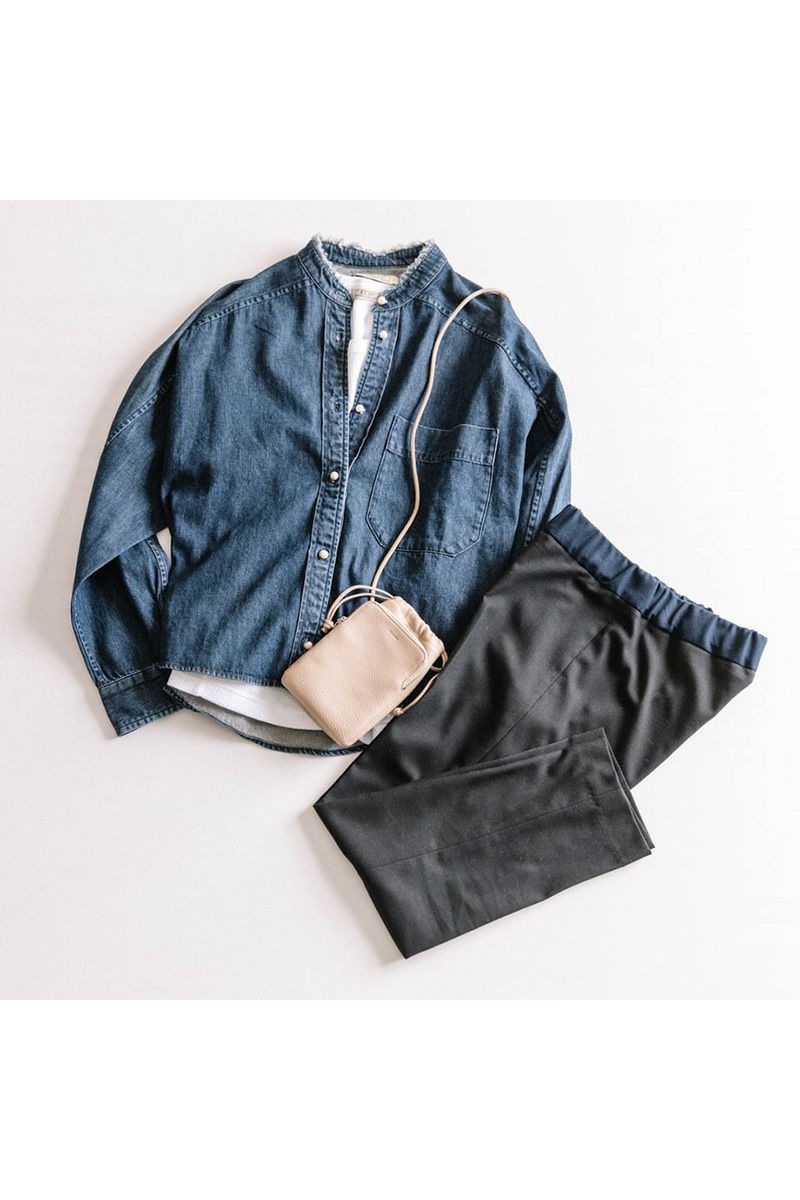 BLANC basque(ブランバスク)パールボタンデニムシャツ　BB88-105 -7