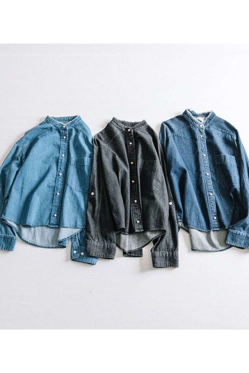 BLANC basque(ブランバスク)パールボタンデニムシャツ　BB88-105 -8