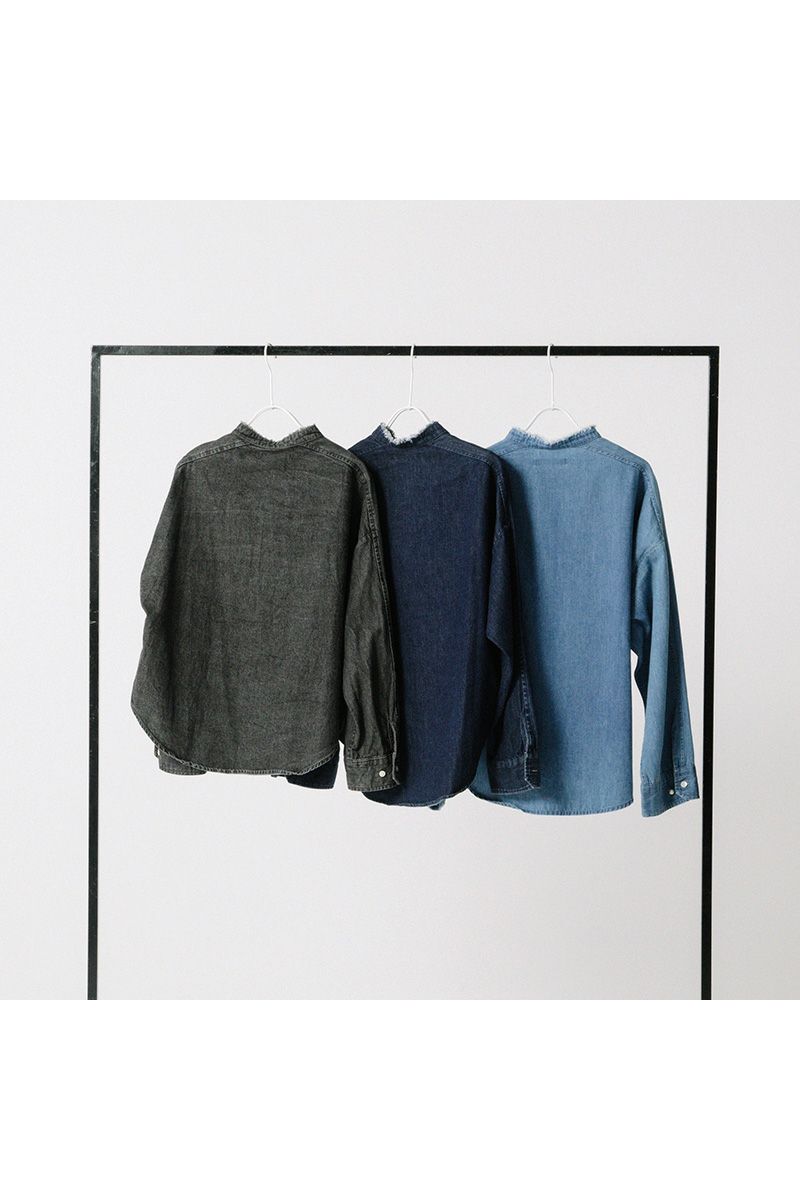 BLANC basque(ブランバスク)パールボタンデニムシャツ　BB88-105 -10