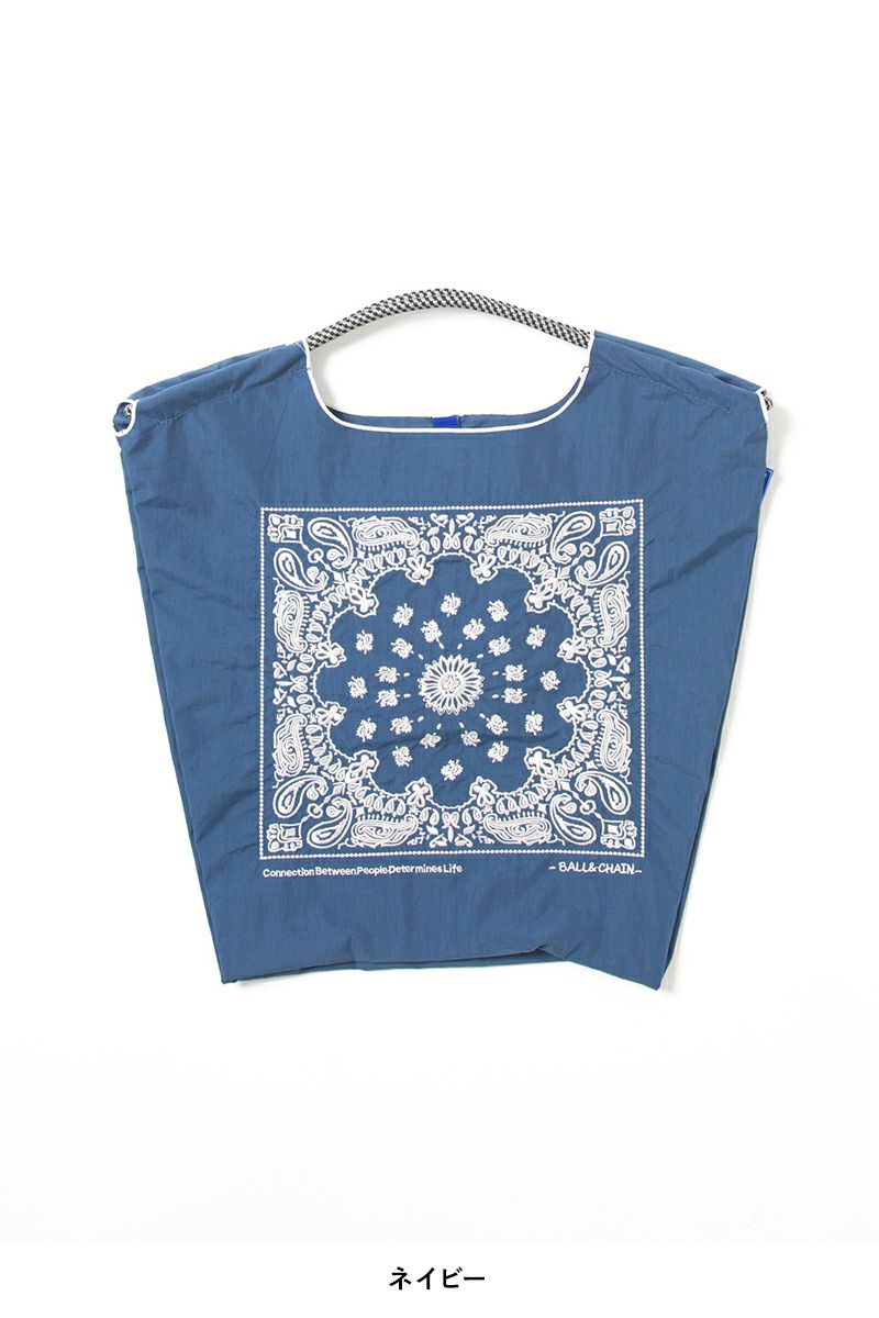 Ball & Chain(ボールアンドチェーン)BANDANA (M) ショッピングバック トートバッグ 301008 -5