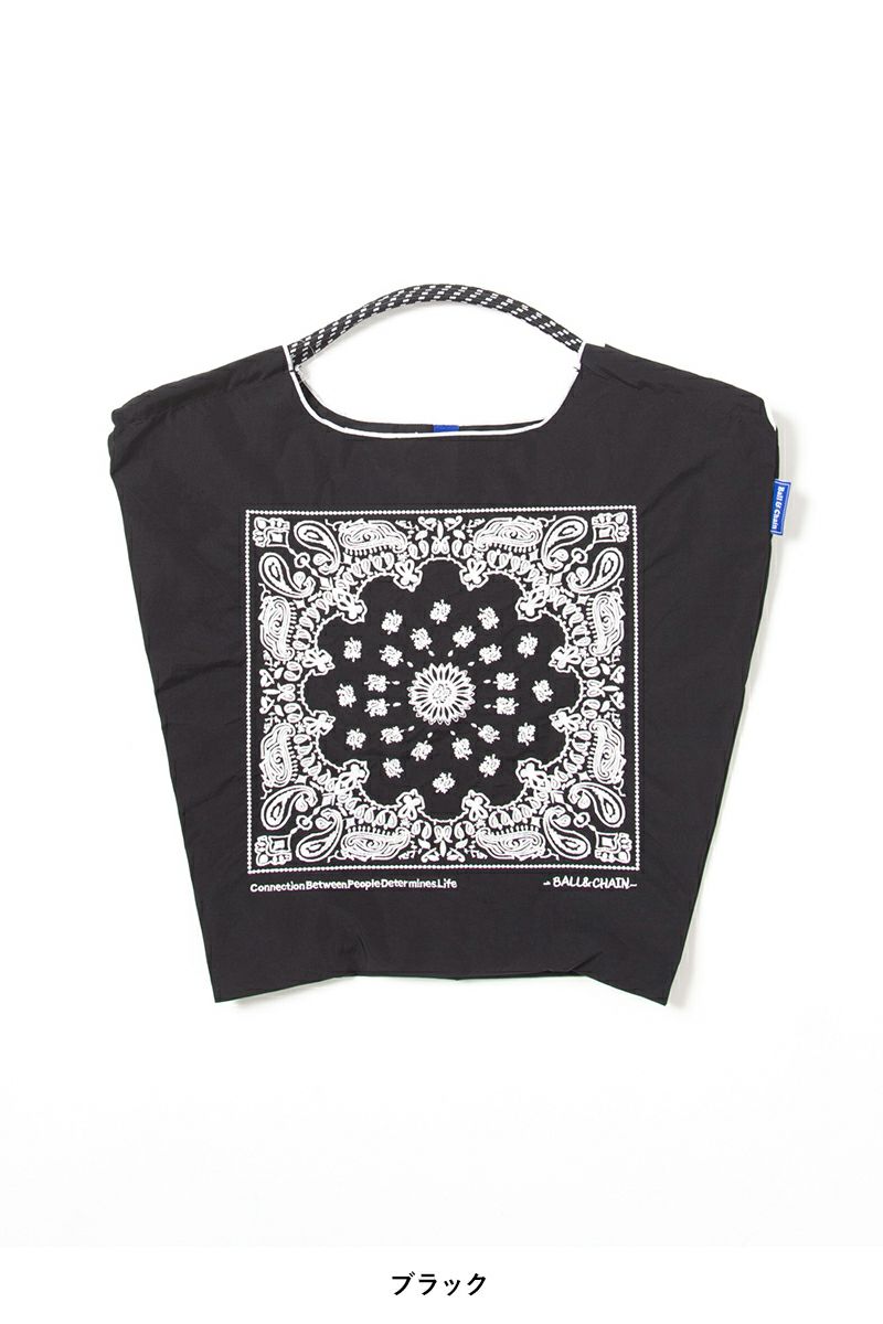 Ball & Chain(ボールアンドチェーン)BANDANA (M) ショッピングバック トートバッグ 301008 -7