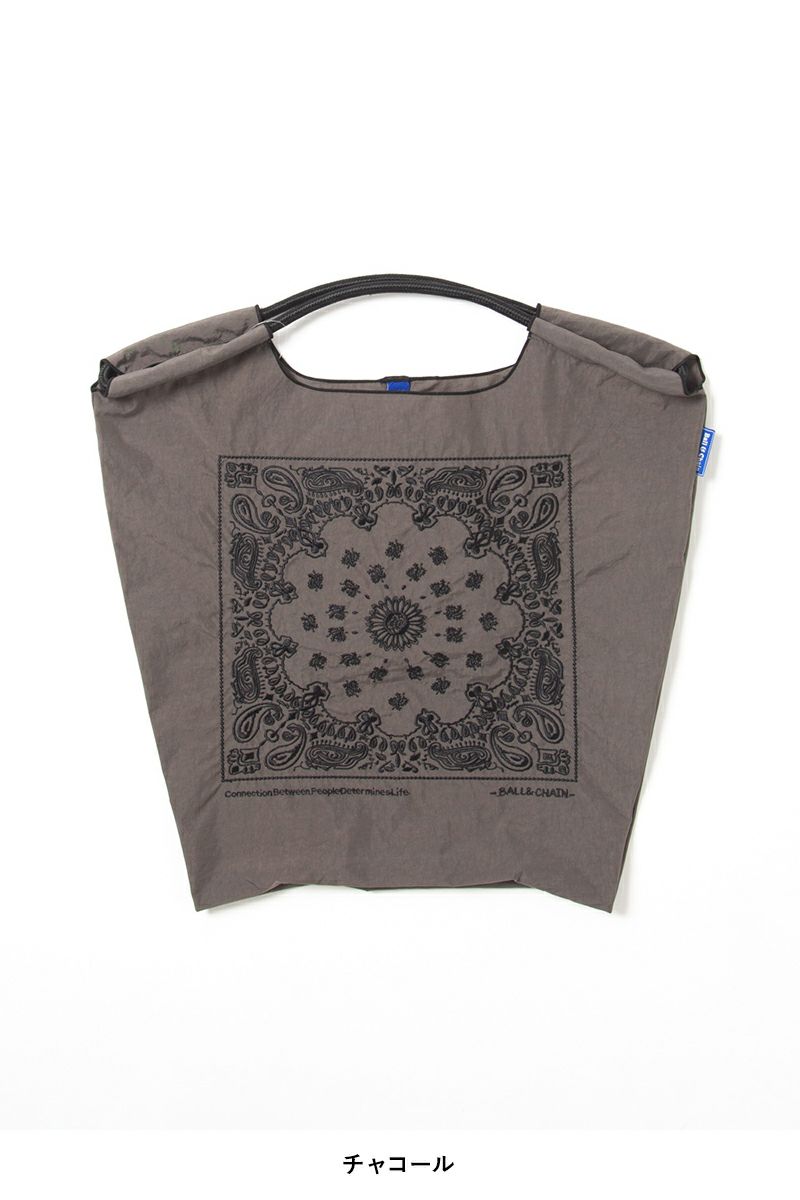 Ball & Chain(ボールアンドチェーン)BANDANA (M) ショッピングバック トートバッグ 301008 -9