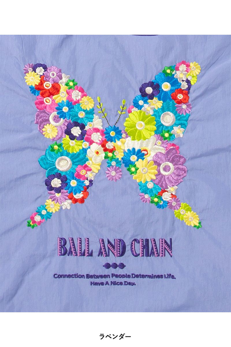 Ball & Chain(ボールアンドチェーン)F.BUTTERFLY (M) ショッピングバック トートバッグ 301015 -6