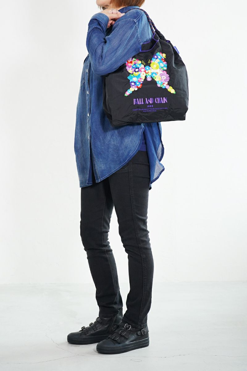Ball & Chain(ボールアンドチェーン)F.BUTTERFLY (M) ショッピングバック トートバッグ 301015 -13